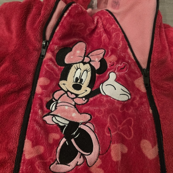 Disney Pink Minnie Mouse Kids One Piece - Picture 2 of 8